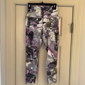 Lululemon Athletica Align Multicolor Abstract Leggings 25”
